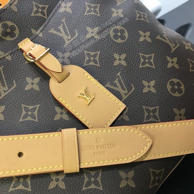 路易威登LV女包 M45355 路易威登2020秋冬新款 Odeon中號手袋 lv老花黃皮女士肩背包  ydh3774